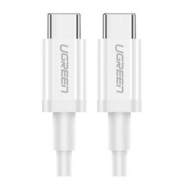 Cablu USB-C la USB-C, 3A, 1 m, alb