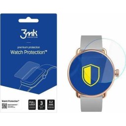 Folie protectie smartwatch 3mk ARC pentru Withings ScanWatch (38mm), Transparenta