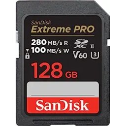Card memorie PRO 128GB V60 UHS-II SD CARDS/280/100MB/S V60 C10 UHS-II