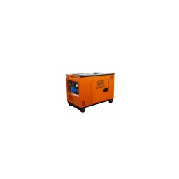 Generator curent electric BXGND6300E, 6000 W, 12 CP, pornire electrica, AVR, prize: 2 x 16 A, 1 x 32 A, 7h autonomie la 100%, diesel, Portocaliu