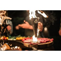 Forged Flambadou picurator BBQ