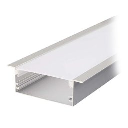 Benzi LED PROFIL ALUMINIU PENTRU BANDA LED 2M 50MM X 20MM