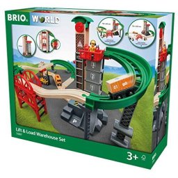 BRIO Large warehouse with lift - 33887