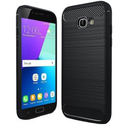 Husa Husa pentru Samsung Galaxy A5 2017 A520 - Techsuit Carbon Silicone - Black