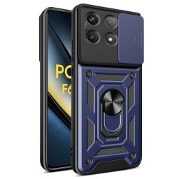 Husa Husa pentru Xiaomi Poco F6 Pro - Techsuit CamShield Series - Blue