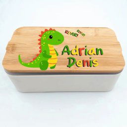 Cutie De Pranz Pentru Scoala Personalizata - Dinozaur