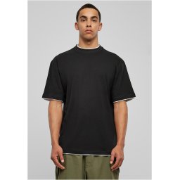 Contrasting high shirt blk/wht