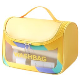 Geantă Cosmetică de Voiaj Impermeabilă Translucida Mata - Organizare Perfectă în Călătorii