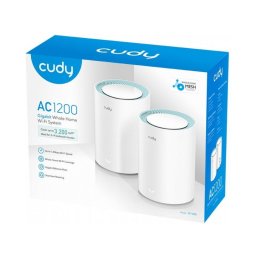 Router wireless WiFi Mesh M1300 AC1200 867Mbps 12V 2buc Alb