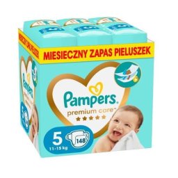 Scutece Pampers Premium Care XXL Marimea 5, 11-16 kg, 148 buc