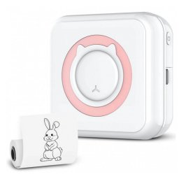 Mini imprimanta termica portabila pentru telefon 1 rola inclusa