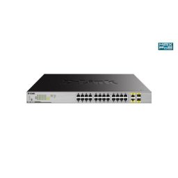 Switch D-Link 24-Port Desktop Gigabit PoE + 2GE Combo Switch Total PoE Budget: 370W