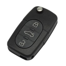 Carcasa Cheie Auto Techstar® compatibila cu Audi A2, A3, A4, A6, A8, TT, 3 Butoane