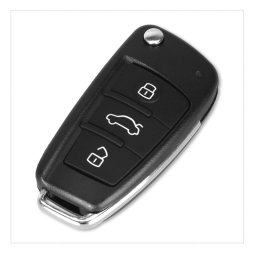 Carcasa Cheie Auto Techstar® compatibila cu Audi A4, A3, A6, A8, TT, Q7, 3 Butoane