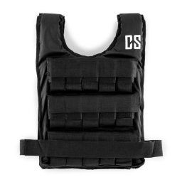 Capital Sports Monstervest, vestă cu greutate, 10 kg, uni-size, nailon, neagră (FIT13-Monstervest)