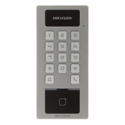 Terminal control acces si interfon cu tastatura, cititor card, Bluetooth, Wi-Fi, Alarma - HIKVISION DS-K1T502DBWX