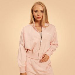 BeastPink Hanorac pentru femei Zip-Up Bliss Pink L