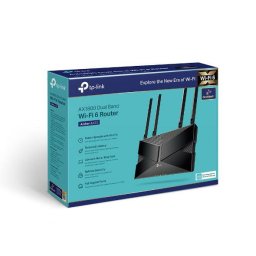 Router wireless Archer AX1800, 4x LAN, antena externa, 10/100/1000 Mbps, Negru