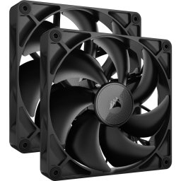 Ventilatoare iCUE LINK RX140, 140mm PWM, Twin Pack, Negru