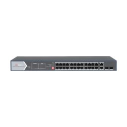 Switch 20 porturi PoE, 4x Hi-PoE, 2x Gigabit SFP, 2x RJ-45 - HIKVISION DS-3E0528HP-E