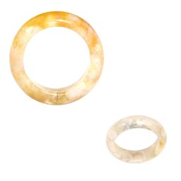 Inel din Agata Oul Tunetului Minerala Naturala - Diametru 52-68 mm - 26-30 x 26-30 x 7-8 mm - 1 Buc