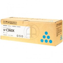 Cartuș de toner de mare capacitate cyan (408251, SPC360X)