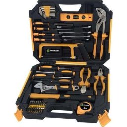Set scule, 66 piese, Galben/Negru