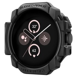 Husa Spigen Rugged Armor, matte black - Google Pixel Watch 3/2/1 (41mm)