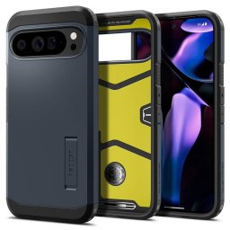 Husa Spigen Tough Armor, metal slate - Google Pixel 9 Pro XL