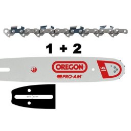 Set Sina Advancecut si 2 Lanturi Versacut, Oregon, 40 cm, 3/8inch, 1.3 mm