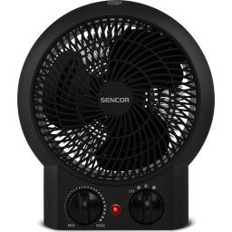 SFH 7021BK 2000 W, 2 niveluri de incalzire, Negru