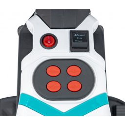 Motocicleta electrica future qls-805, roti din plastic + 2 roti ajutatoare, 88x46x56 cm, putere 25w - alb