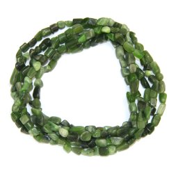 Colier din Jad Natural Neregulat 5-10 x 5-8 mm