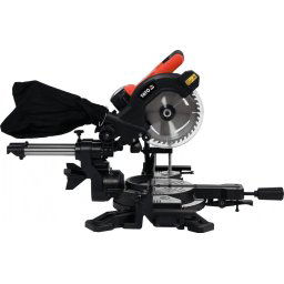Fierastrau circular fara fir, 18V, 4 Ah Li-Ion, Negru/Rosu