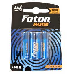 Set 4 baterii ultra-alcaline Foton Master LR3 (AAA)