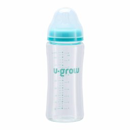 Biberon de sticla 260 ml+2 tetine extra