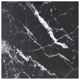 Blat masa negru 60x60cm 6mm sticla securizata design de marmura GartenMobel Dekor