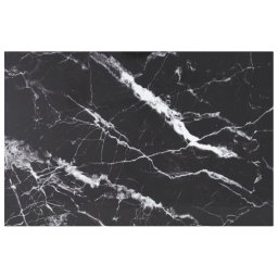 Blat masa negru 100x62 cm 8mm sticla securizata design marmura GartenMobel Dekor