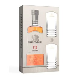 Pachet cadou Brancoveanu VS 700ml + 2 pahare