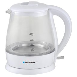 Fierbator Blaupunkt EKG301, 1630W, 1L, Alb, baza rotativa, iluminare LED, Alb
