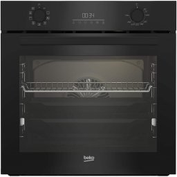Pachet Cuptor incorporabil Beko BBSM17330BCS, Electric, 71 l, Clasa A, Autocuratare catalitica, SoftClose door,Timer, Negru + Plita incorporabila Beko , Gaz, 4 arzatoare, HIGH-EFFICIENCY GAS BURNER, Wok, Gratar din fonta, 60 cm, Negru