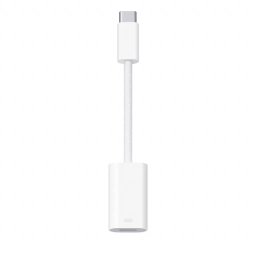 Adaptor Apple MUQX3ZM/A, USB-C - Lightning, White