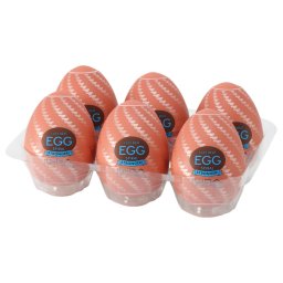 TENGA Egg Spiral Stronger - masturbator tip ou - set 6 bucăți