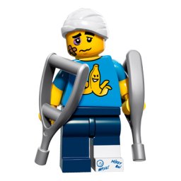 Lego Minifigurine Seria 15 – Clumsy Guy