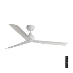 Ventilator de tavan FARO 34274 MARINE M alb IP44 + telecomandă