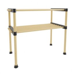 Mobilier interior Raft modular din lemn 51cm, 2 polite