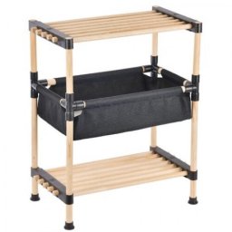 Mobilier interior Raft modular din lemn cu un cos din material textil,59 cm, Seowood