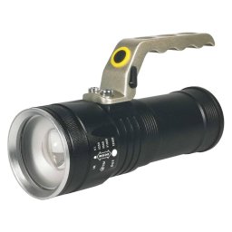 Lanterna cu acumulator litiu L18650x3 metal led ZOOM inc.220V HL-L2-04 TED003744