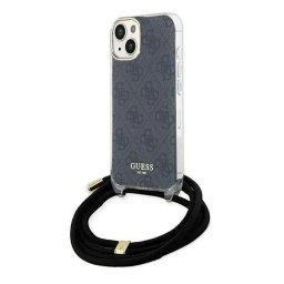 Husa iPhone 15 (6.1) hardcase Crossbody Cord 4G Print - Blue