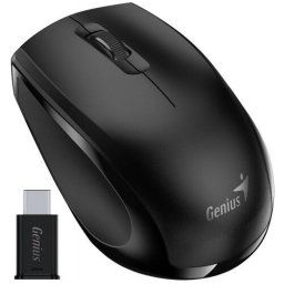 Mouse NX-8006S, PC sau NB, wireless, 2.4GHz, optic, 1200 dpi, butoane/scroll 3/1, USB-C, negru